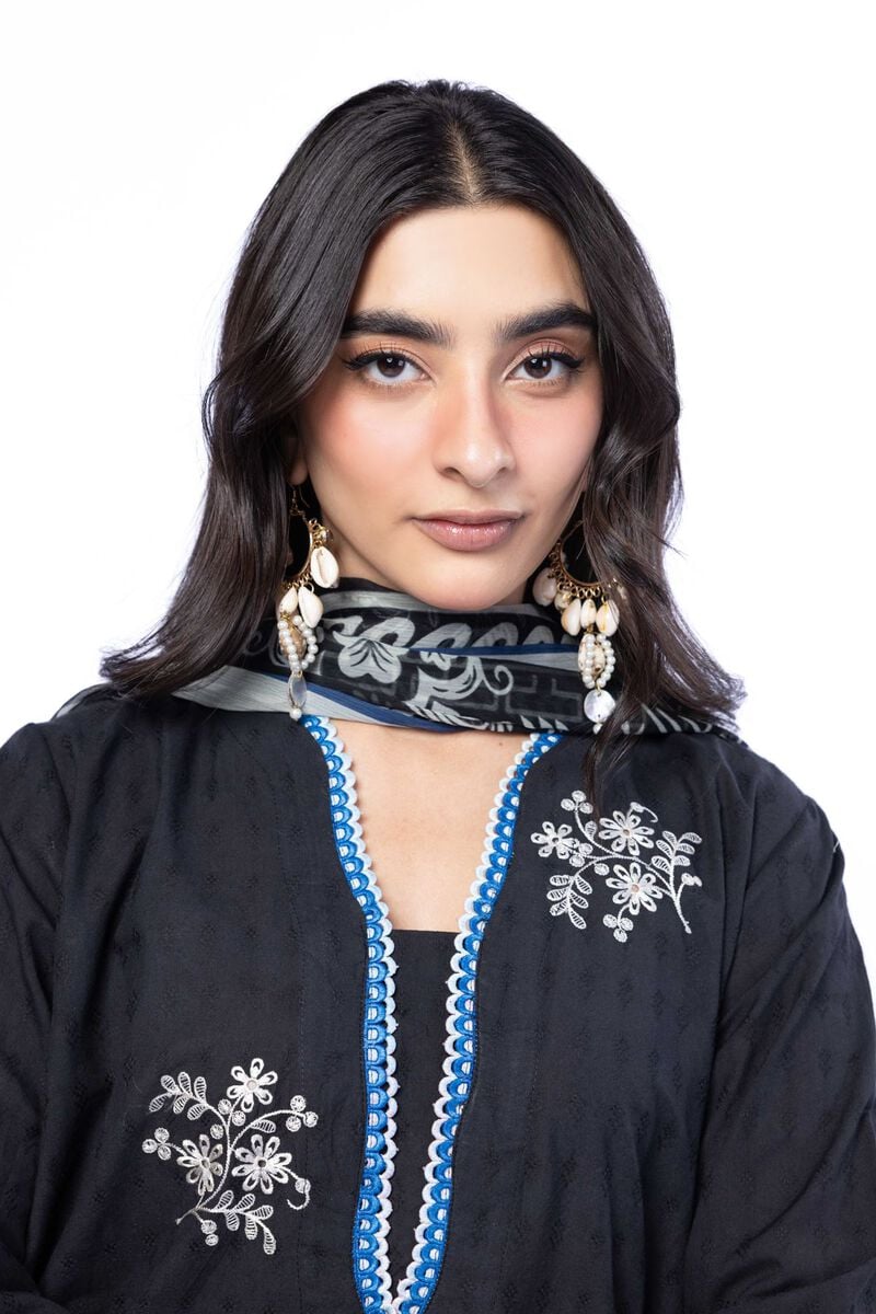 Embroidered | Cotton Dobby Fabrics 3 Piece