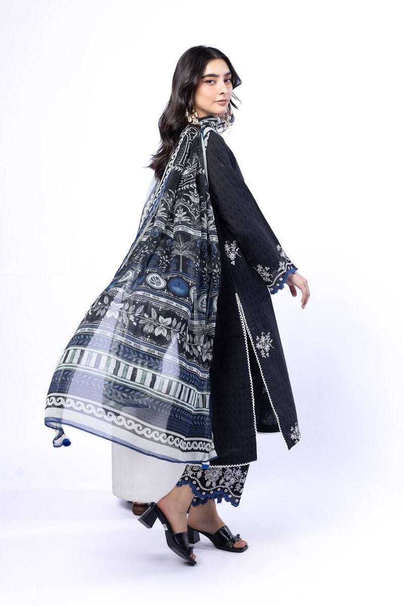 Embroidered | Cotton Dobby Fabrics 3 Piece