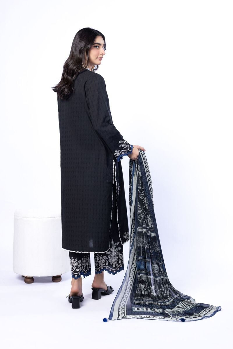 Embroidered | Cotton Dobby Fabrics 3 Piece